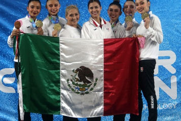 Compite gimnasia rítmica mexicana en Panamericano de Guatemala